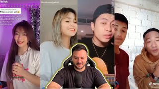 Pinoy Singers TikTok Compilation REACTION philippines pinoy tiktokcompilation [upl. by Akinihs]