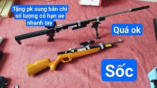 tặng sung hơi bắn chì và bắn bi giá 700k zalo 0365863160  hải pcp truyền thống bắn bi  sung hơi [upl. by Yelsha]