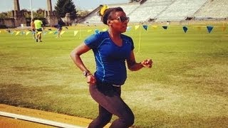 Pregnant Runner Shocks Crowd in 800 Meter Race [upl. by Arriet]