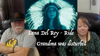 Lana Del Rey  Ride  THIS IS A WILD RIDE  Grandparents from Tennessee USA react  first time [upl. by Frederich]