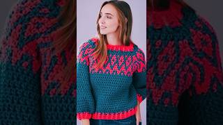 💡 Ideas para tejer jerseys fair isle a crochet [upl. by Dleifniw]