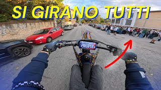 PRIMO GIORNO DI SCUOLA IN MOTO 🔥🚀 YZ 250 MOTARD [upl. by Augie]