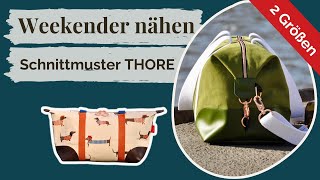 Weekender nähen mit Schnittmuster THORE [upl. by Carolee]