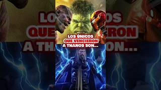 🤔 LOS ÚNICOS MÁS PODEROSOS QUE THANOS SON ELLOS [upl. by Varipapa282]