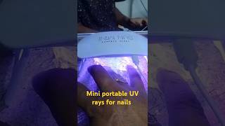 Mini portable UV rays for nails from Amazonamazon mini naishorts uv [upl. by Trever]