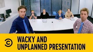 Wacky amp Unplanned Presentation  The Inspired Unemployed Impractical Jokers  Comedy Central Africa [upl. by Trinl]