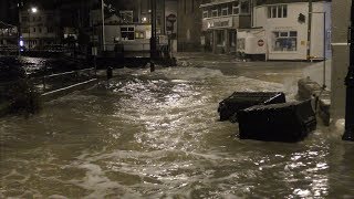 STORM ELEANOR AT HIGH TIDE St IVES 3 JANUARY 2018 [upl. by Remat818]