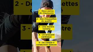 5 de mes équipements indispensables en prépa marathon 🤌 [upl. by Eirrotal]