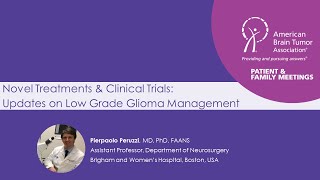 Novel Treatments and Clinical Trials for Low Grade Gliomas [upl. by Pradeep]