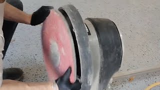 How to Use amp Change a Floor Buffer Sanding Driver Head [upl. by Sturrock393]