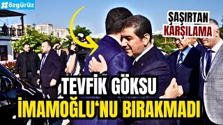 Tecfik Göksudan İmamoğluna çok samimi karşılama [upl. by Kuhlman265]