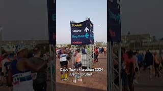 Cape Town Marathon 2024 from Batch to Start [upl. by Emalia643]