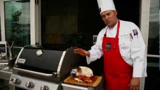 How to use the Weber Rotisserie on the Grill  Gygicom [upl. by Eiryt]