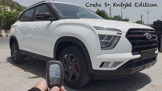 Hyundai Creta S Knight Edition Petrol Review 2023 [upl. by Anerhs]