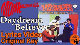 the Monkees  Daydream Believer Lyrics Video [upl. by Rotow901]