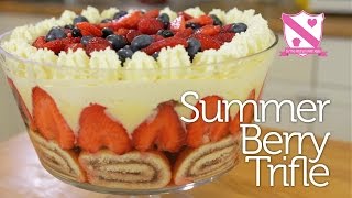 Summer Berry Trifle  In The Kitchen With Kate [upl. by Idac24]