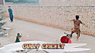 GULLY CRICKET 🏏  funny video  chotta vlogger [upl. by Kcirdef271]