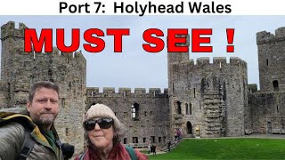 Caernarfon Castle Holyhead Wales  British Isles cruise on the Regal Princess Port 7 [upl. by Zahara]