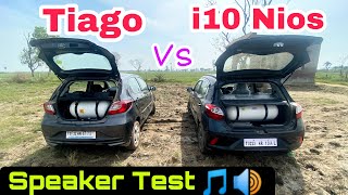 Tiago Cng vs Grand i10 Nios Cng Speaker Test  Music System [upl. by Carmella55]