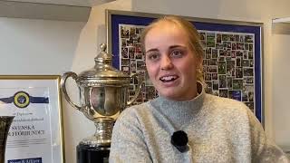 Maja Stark quotDet är Carro Hedwall  min stora gud från Solheim Cupquot Från 2022 Januari [upl. by Jacki]