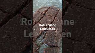 Rohvegane Lebkuchen brownie vegan Rohkost [upl. by Yraeht]