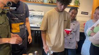 Barista coffee making training  how to make latte art  TSOCB [upl. by Kosaka]