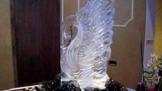 ice sculpture  wedding [upl. by Zingg]