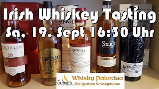 Irish Whiskey Tasting am Samstag den 19 Sept um 1630 Uhr mit WhiskyJason  WhiskyPalatinaHome2020 [upl. by Lyrac860]