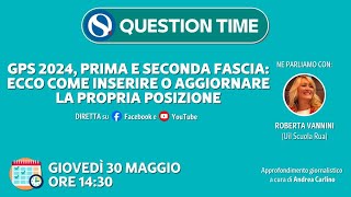 Tutorial GPS 2024 prima e seconda fascia ecco come inserire o aggiornare la propria posizione [upl. by Aihsad]