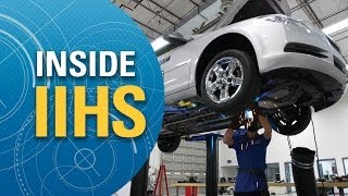 Inside IIHS Preparing for a crash test [upl. by Fredia]