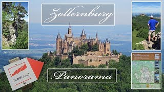 Zollernburg  Panoramaweg  fantastischer Spot auf Burg Hohenzollern [upl. by Midian]