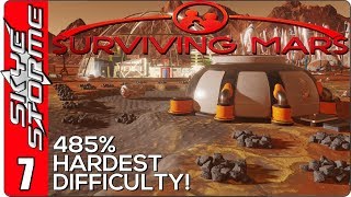 Surviving Mars Gameplay Ep 7 ►Tunnel Building◀ 485 HARDEST DIFFICULTY PLAYTHROUGH [upl. by Orling534]