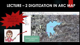 Lecture 2  DIGITIZATION IN ARC GIS  ARCGIS DIGITIZATION [upl. by Estella764]