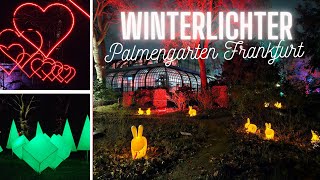 Winterlichter PalmenGarten Frankfurt am Main 2023  Best Off Lichter und Illuminationen [upl. by Derrek294]