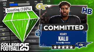 How to Recruit on College Football 25 Dynasty [upl. by Isied976]