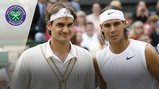 Roger Federer vs Rafael Nadal  Wimbledon 2008  The Final in full [upl. by Aerdnaid]