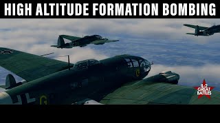 Heinkel He 111 High Altitude Bombing Mission Cinematic Gameplay [upl. by Verras]