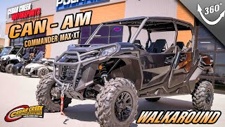 2024 CanAm® Commander MAX XT 1000R Walkaround [upl. by Harahs]