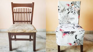 DIY Chair Cover How To Make Chair Cover [upl. by Atiloj]