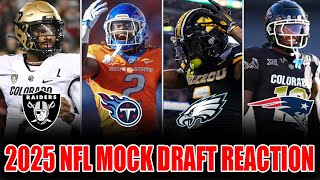 CBS 2025 NFL Mock Draft Reaction  Eagles Offense gets Even BETTER [upl. by Orianna]