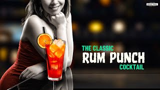 Easy Rum Punch Cocktail recipe  How to make a Rum Punch at home [upl. by Ahsaret780]