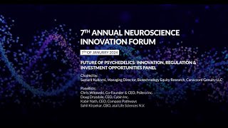 Future of Psychedelics Innovation Regulation amp Investment Opportunities Panel  SachsNIF [upl. by Rapsac]