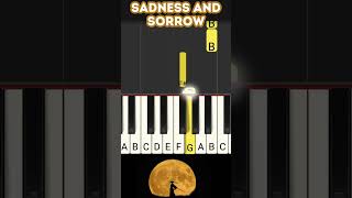 Sadness and Sorrow Piano Tutorial Easy and Slow Sad Song From Naruto Toshio Masuda [upl. by Kuhlman]