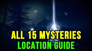 All 15 Mysteries  Forest Of Echoes Location Guide  Destiny 2 Season Of The Lost [upl. by Rhines504]