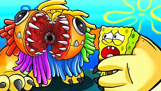 SpongeBob vs Poppy Playtime 4 Yarnaby has taken over Bikini Bottom [upl. by Ranee]