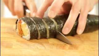 How To Make Korean Nori Sushi Rolls [upl. by Erlewine968]