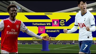 Tottenham Vs Arsenal  Premier League  Full Highlights  Efootball 2025 [upl. by Llertal]