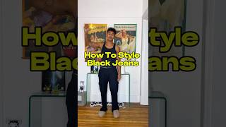 How to style black jeans grwm outfitinspriation fashionideas outfitstyle mensfashion ootd [upl. by Manson378]