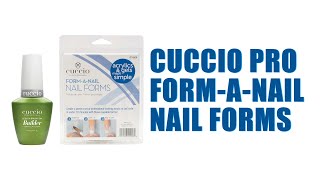 FormANail Nail Forms  Cuccio Pro BrushOn Builder Gel  No VO  Product Tutorial  Beauty Blends [upl. by Sulienroc]