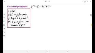 Factorizar polinomios [upl. by Enyaz797]